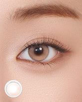 Lenstown 梨芝瞳 Romantea mood Satin Brown 隱形眼鏡日拋(10片)